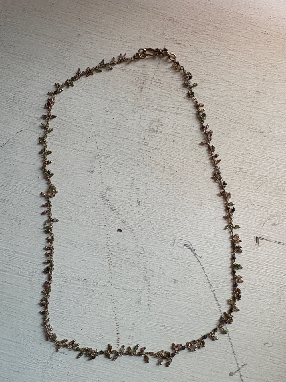 Anthropologie Beaded Chain Necklace - Picture 2 of 3